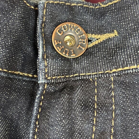 Cowgirl Tuff NWT Just Tuff Jeans Women 34 XLong Dark Wash Natural Waist Stretch - Picture 6 of 12